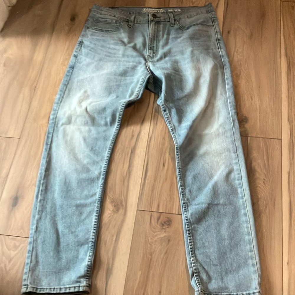 Signature by Levi Strauss Blue Straight Jeans